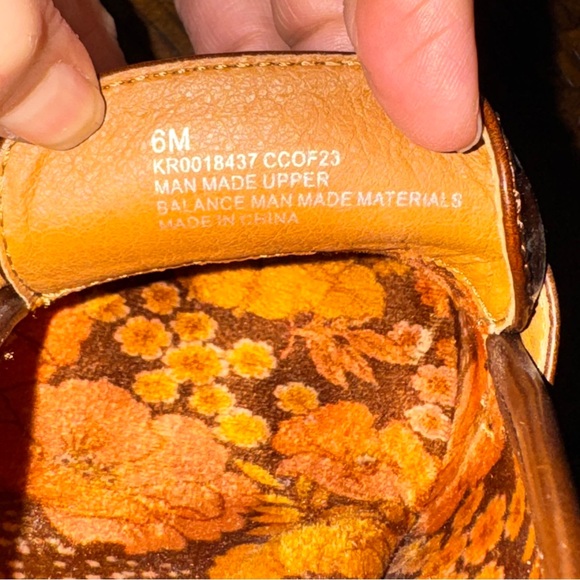 Kork-Ease Regina Brown Leather Platform Loafer Heel size 6 Never Worn - Picture 10 of 12